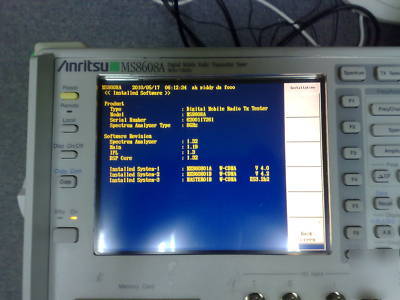 Anritsu ms 8608A digital mobile transmitter tester
