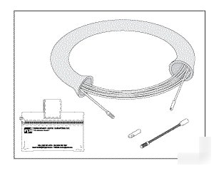 Dental office plastic tubing snake line cleaner tool