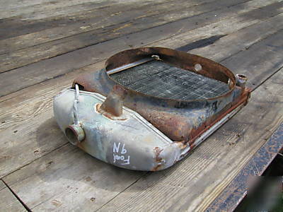Ford 2N 9N 8N tractor nice raditator w/ shroud works