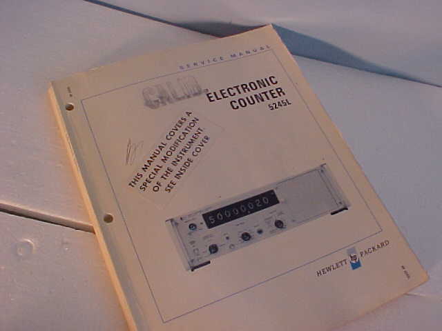 Hp 5245L electronic counter service manual
