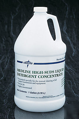 Instrument cleaning high-suds liquid detergent 