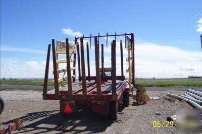 New 1987 holland 1069 bale wagon