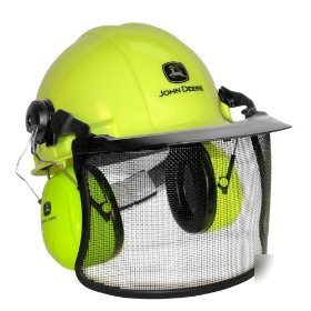 New john deere forestry & chainsaw helmet 