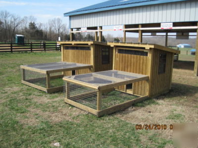 Rhode island red hen house chicken coop