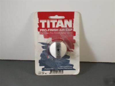 Titan pro-finish hvlp paint spray gun air cap 770-422