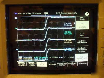Tektronix TDS754D 500 mhz 4CH 2GS/s dpo oscilloscope