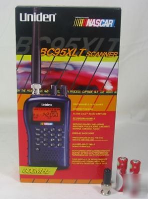 Uniden BC95XLT scanner for racing, police, fire 