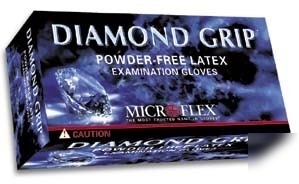 Microflex diamond grip latex gloves, : mf-300-xl