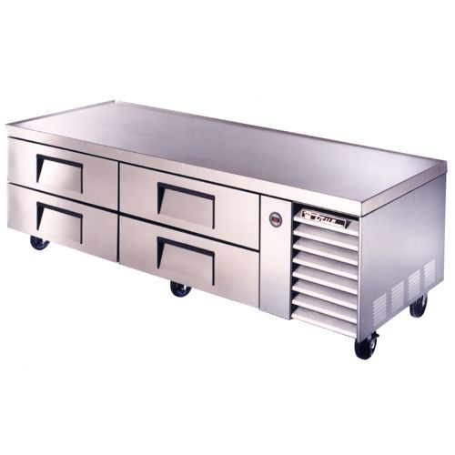True trcb-79 refrigerated chef base, 4 drawers, 79 1/4