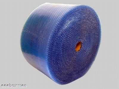 New 3/16 X12 X300 small bubble wrap blue biodegradable