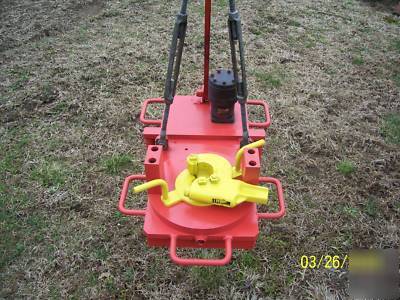 Power tongs hydraulic driver for oil/gas/water well rig