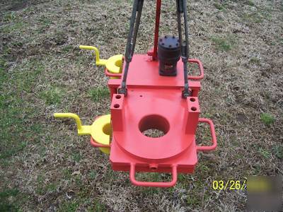 Power tongs hydraulic driver for oil/gas/water well rig