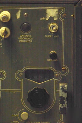 Wwii t-50M vacuum tube transmitter w/manual