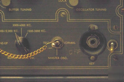 Wwii t-50M vacuum tube transmitter w/manual