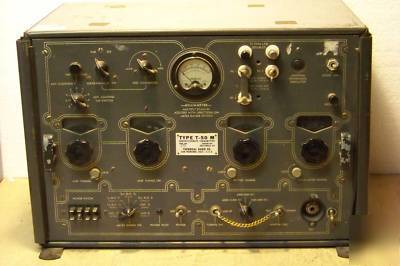 Wwii t-50M vacuum tube transmitter w/manual