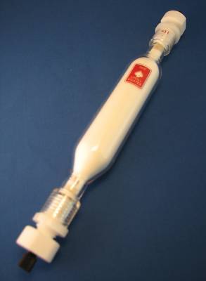Ace silica packed chromatography column w/#11 fittings