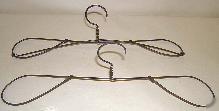 2 antique replica blouse jacket hangers retro usa md 