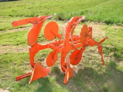 Antique iron allis chalmers two row two way plow