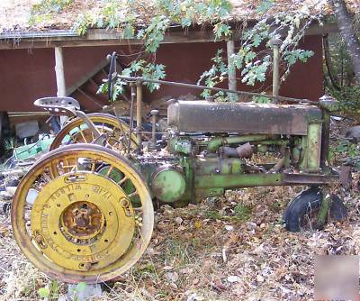 1935 john deere bn unstyled tractor b spoke wheels an a
