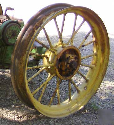 1935 john deere bn unstyled tractor b spoke wheels an a