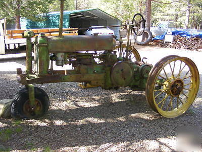 1935 john deere bn unstyled tractor b spoke wheels an a