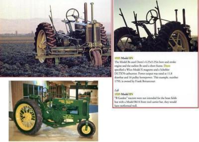 1935 john deere bn unstyled tractor b spoke wheels an a