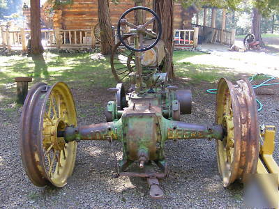 1935 john deere bn unstyled tractor b spoke wheels an a