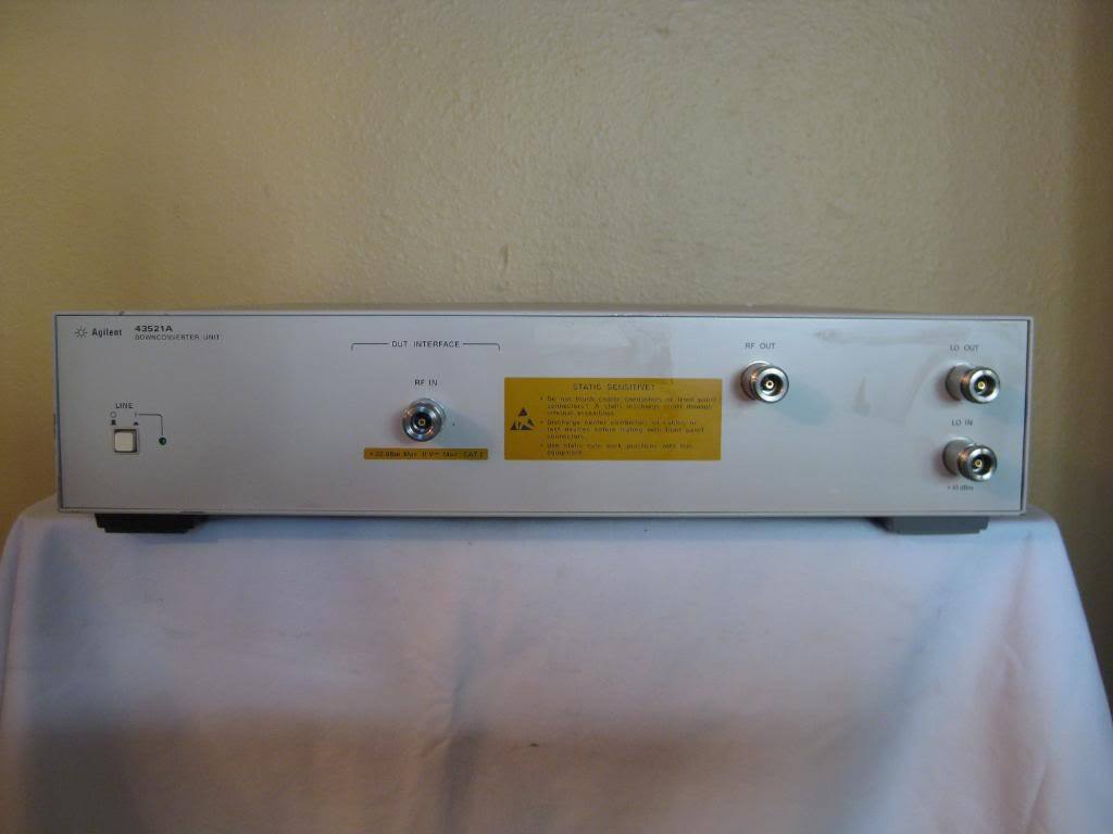 Hp / agilent 43521A downconverter 10 mhz to 12.6 ghz