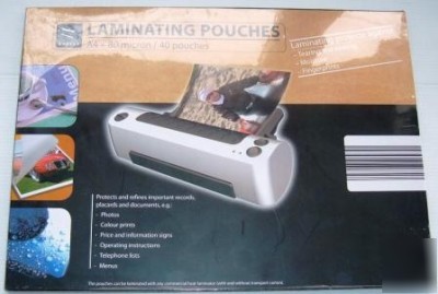 Laminating pouches A4 size - 80 micron - 40 pouches