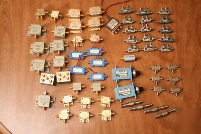 Lot sma freq mixers, amps, couplers, splitter/combiners