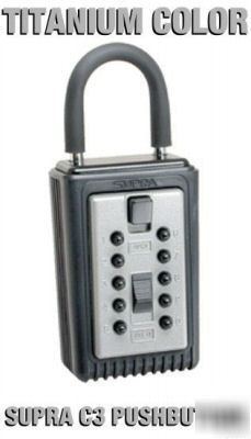 5 supra C3 real estate realtor key lock box pushbutton