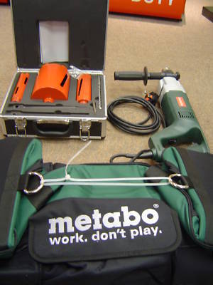 Metabo diamond core drill & acc kit & tool bag 110 volt