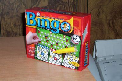 New 2008 bingo lift a flip calendar accord & sealed