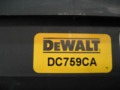 New dewalt DC759CA 2 tool combo kit drill sawzall case 