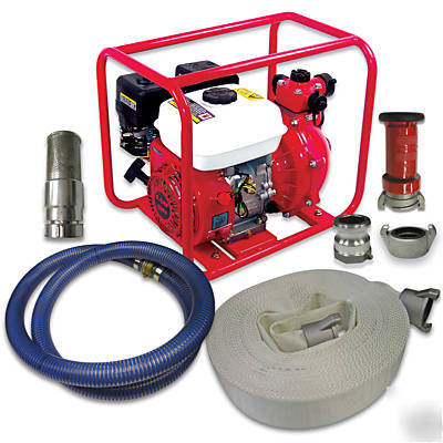 Fire pump fire - fighting system