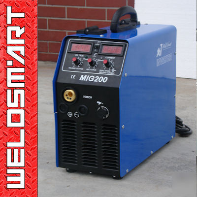 Mig 200 inverter mag gas & gasless welder + mma +tig