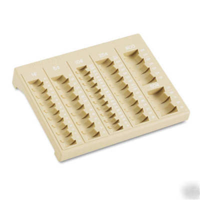 Mmf industries 1 pc. plastic countex ii coin tray 