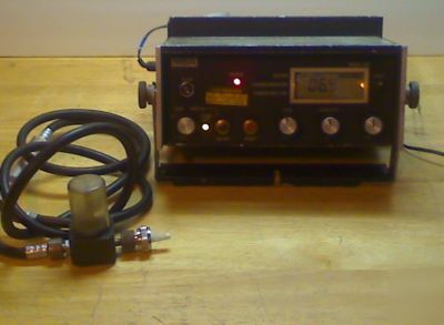 Msa portable alarm model 360 gas detector w/ ac adapter