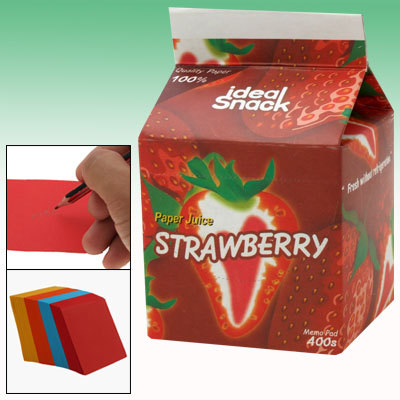 400 sheets strawberry paper style notepad memopad