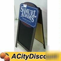 Bar samuel adams sign chalk menu specials board used