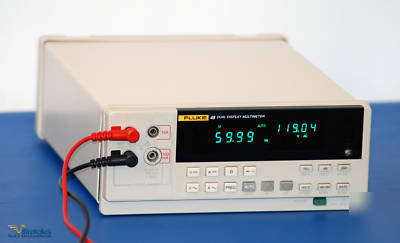 Fluke 45 digital bench multimeter dmm +leads w/warranty