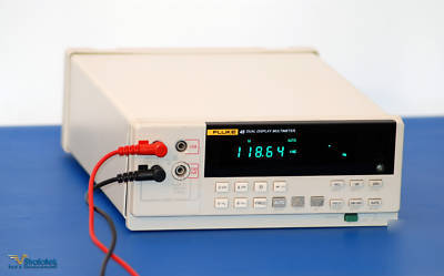 Fluke 45 digital bench multimeter dmm +leads w/warranty