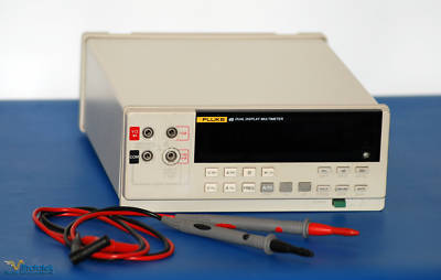 Fluke 45 digital bench multimeter dmm +leads w/warranty