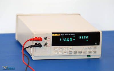 Fluke 45 digital bench multimeter dmm +leads w/warranty