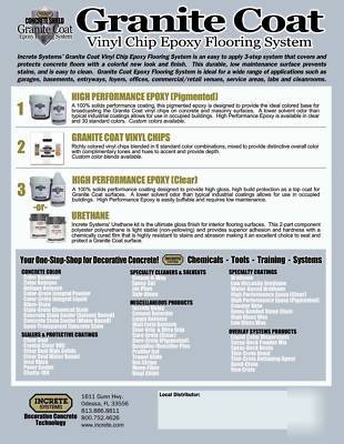 Increte granite coat 1 ga. urethane kit