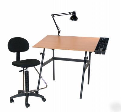 New drafting / drawing table combo ~ cherrywood top ~ 