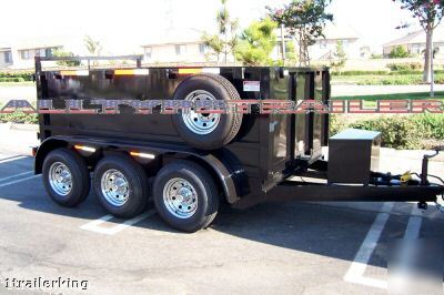 New dump trailer - haul ford fordson case farm tractor