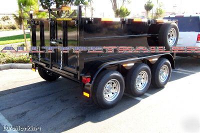 New dump trailer - haul ford fordson case farm tractor