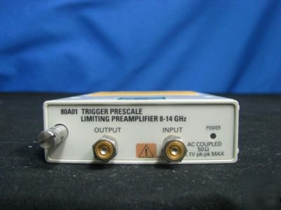 Tektronix 80A01 pre-scaled trigger amplifer