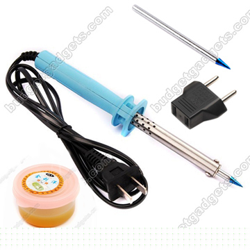 Tool soldering welding iron + paste + replace tip 60W 